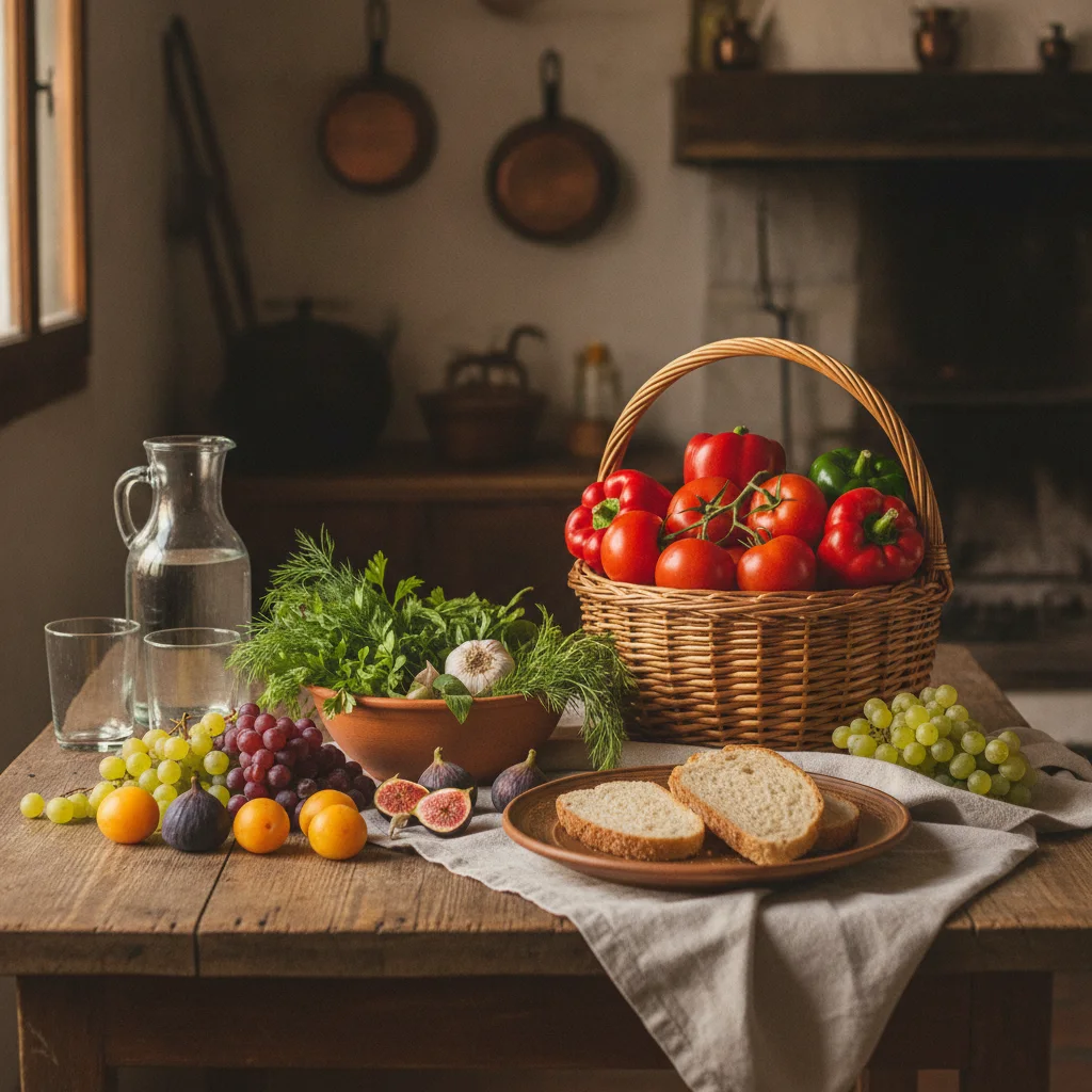 Семейство насладава се на здравословна храна